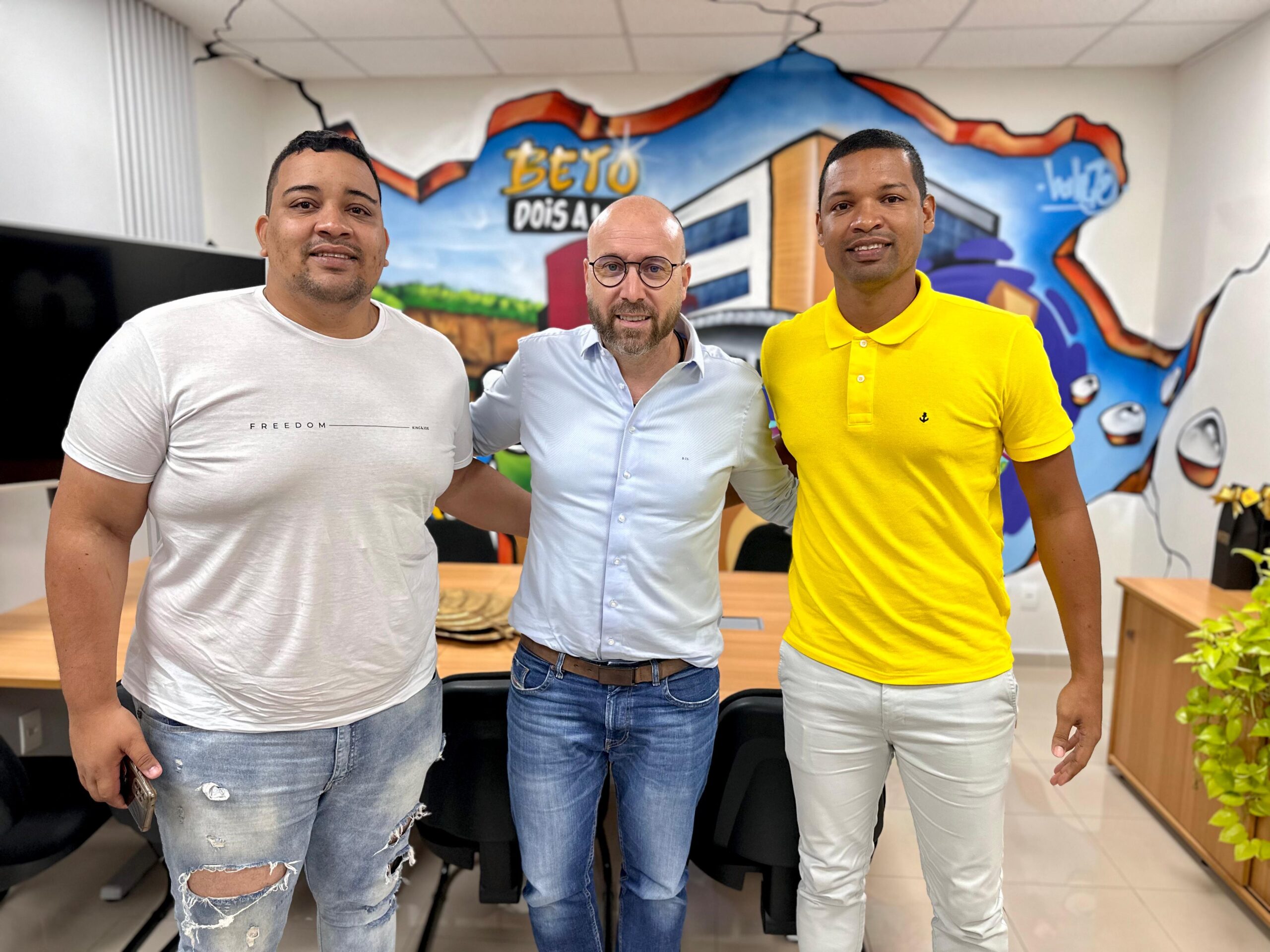 Willian Reis,Deputado Beto Dois a um e Wellinton Reis 